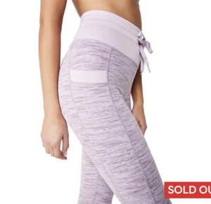 BNWT Cotton On Body Lilac Purple Ribbed Pocket Cuffed Active Tights Size XS - Picture 1 of 9