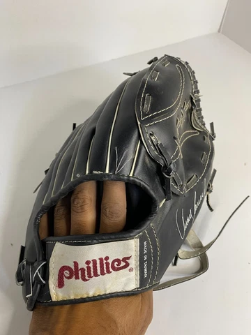 Vintage 80s 90s Philadelphia Phillies Youth Baseball Glove Juan Samuel 2606 Cover