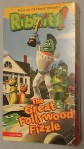 Ribbits Great Follywood Frizzle VHS Tape 2003 Sealed New Old Stock NOS - Picture 1 of 3