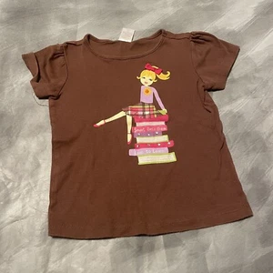 Girl’s Gymboree Sunflower Smiles Smart Girl's Guide Back to School Shirt Size 5 - Picture 1 of 4