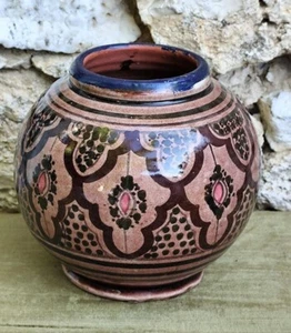 Moroccan handmade vase for decor living room decorative multicolor - Picture 1 of 3