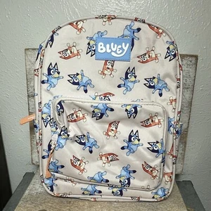 Target Exclusive Toddler 10" Bluey Mini Backpack Khaki Adjustable Straps New - Picture 1 of 24