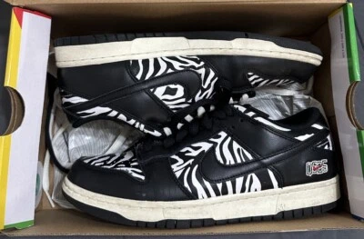 Size 8 - Nike Quartersnacks x Dunk SB Low Little Debbie’s Zebra Cakes - Image 1 of 4