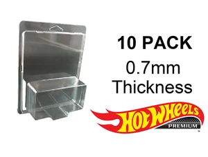 Hot Wheels PREMIUM Car Culture Boulevard 0.7mm THICK Protector Case 10 PACK NEW - Picture 1 of 4
