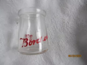 Borden's Milchkännchenglas Vintage Milch Mini Glas Sahneglas ca. 2 Zoll hoch - Bild 1 von 7