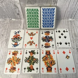 "Gracia" Spielkarten von Designer Hannelore Heise - Double Set selten um 1972 - Bild 1 von 10