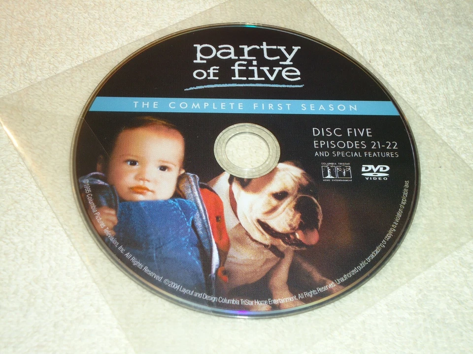 PARTY OF FIVE Season 1 DISC 5 DVD REPLACEMENT only, 1st first Season one - Image 1 of 1