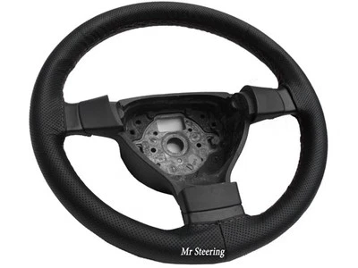 适用于宝马 Z3 1995 - 2002 真正穿孔皮革 STEERING 轮盖灰色缝线 — 第 1/3 张图片