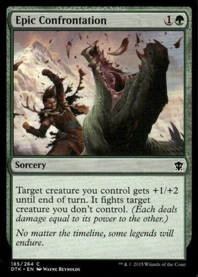 Epic Confrontation 185/264 Dragons of Tarkir MTG Magic the Gathering card - Image 1 of 2