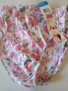 Vanity Fair Tailored Body Sleeks XL Satin Nylon Stretch Hi Leg Panties NWT - Picture 1 of 10