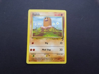 Pokémon-TCG-Diglett-71/130-Base Set 2-Common - Image 1 of 2