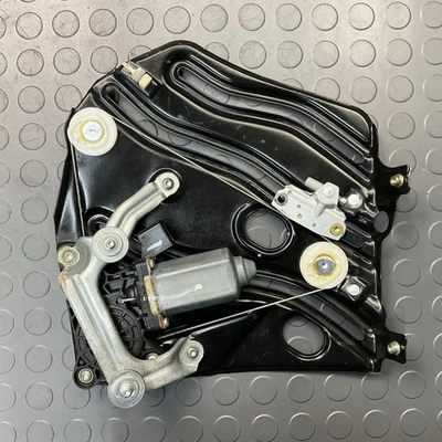 2003-2012 Mercedes SL500 Rear Left LH Side Window Glass Regulator W/ Motor OEM - Image 1 of 4