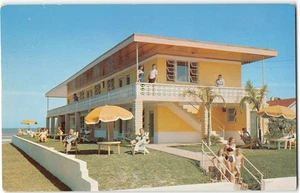 THE DEAUVILLE Daytona Beach, Florida Apartments 1950s Vintage Postcard - Bild 1 von 2