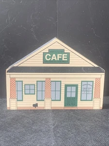 Vintage Cat's Meow Wood 1994 Whistle Stop Cafe Fried Green Tomatoes Juliette GA - Picture 1 of 11
