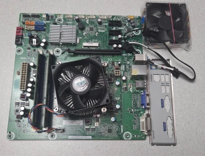HP mATX AAHD2-HY Motherboard AMD A4-3400 2.7GHz CPU 3GB RAM HSF IOP SYS FAN - Image 1 of 4
