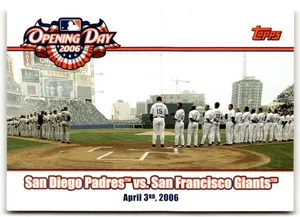 San Diego Padres vs. San Francisco Giants 2006 Topps Opening Day #OD-PG - Picture 1 of 2