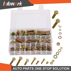 Labwork 236 Pcs M6 M8 M10 Bolts And Nuts Assortment Kit Grade 8.8 Alloy Steel - Picture 1 of 12