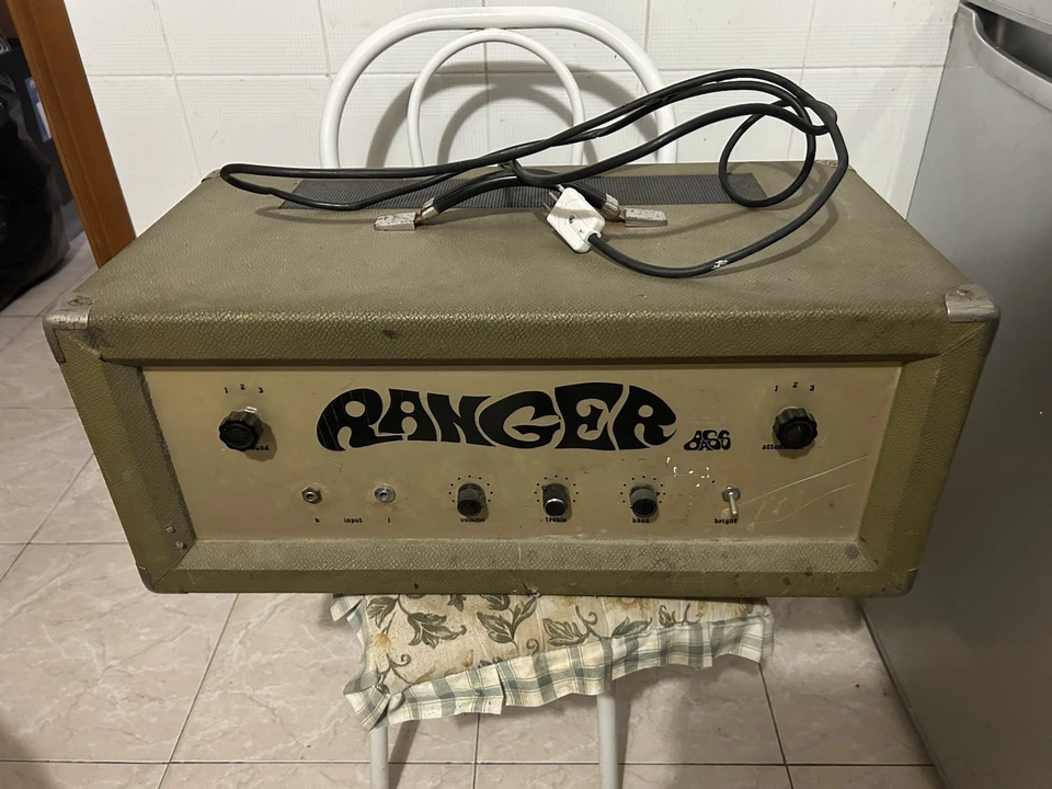 Testata Fbt Ranger Bass Per Basso Elettrico Vintage - Immagine 1 di 4