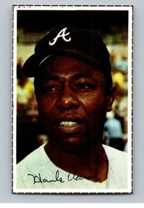 1971 Dell Today's Team Baseball Stamps Hank Aaron Atlanta Braves HOF - Picture 1 of 2