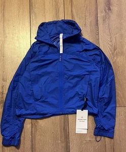 NWT Blue Lululemon Rain Chaser Jacket ~SIZE:4~ - Picture 1 of 11
