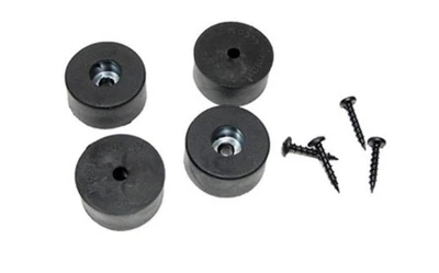 (PAQUETE DE 4) PENN ELCOM 3/4" x 1-1/2" pies de goma para amplificador/estuche/altavoz - F1686/20 Foto 1 de 2
