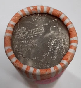 2002-D Ohio Statehood Quarter BU Roll - 40 Coins in OBW/Tube - Picture 1 of 4