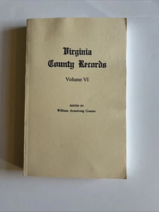 Virginia County Records Volume VI (B1) - Imagen 1 de 7
