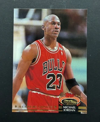 1992-93 Stadium Club Michael Jordan Members Choice #210 - Chicago Bulls HOF - Изображение 1 из 2