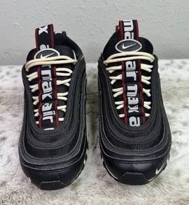 Nike Air Max 97 Premium 'Black White' 312834-008 Men's Running Shoes Size 8 - Picture 1 of 9