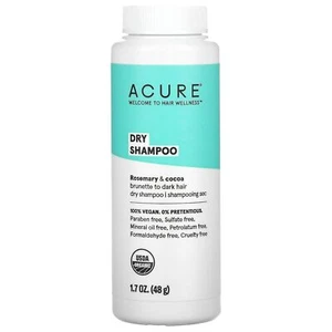 Acure Organics Dry Shampoo 1. 7 oz with Rosmary Cocoa PK-1 W/Free Gift - Picture 1 of 2