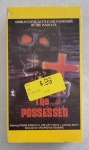 The Possessed VHS Very Rare Horror  - Picture 1 of 6