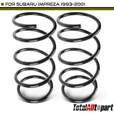 2 peças molas helicoidais com AC para Subaru Impreza 1993-2001 dianteiro automático LH e RH - Imagem 1 de 4