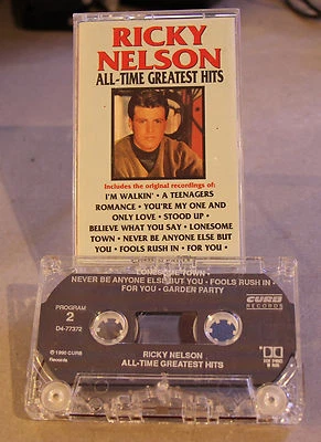 NELSON RICKY ALL TIME GREATEST HITS CASSETTE ORIGINAL RECORDINGS CURB RECORDS - Image 1 of 2