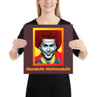 "Ronaldo McDonaldo" Fan Art Plakat Parodia Piłka nożna Fútbol
