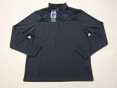 Pullover PEBBLE BEACH Estampado Azul Seco-Lujo Rendimiento 1/4 Cremallera Talla M Para Hombres Nuevo con Etiquetas Foto 1 de 4