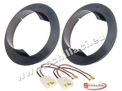 Adattatori altoparlanti Casse 165 mm +  per Suzuki/Fiat Sedici anteriori poste - Immagine 1 di 2