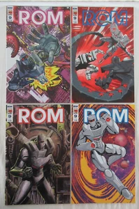 ROM Space Knight #9 Variant Cover Set of 4 IDW Comics 2017 Hasbro Revolution - Imagen 1 de 6