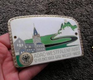 NURBURGRING RACE TRACK CAR BADGE ADAC NÜRBURGRING PORSCHE 356 911 MERCEDES 1963 - Picture 1 of 3