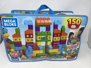 Mega Bloks First Builders Big Building Blocks Set Let's Get Learning 150 Pieces - Picture 1 of 7