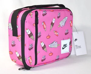 New Nike Futura Hard Shell Insulated Lunch Box -- Pink/Black - Picture 1 of 3