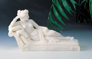 Paolina Die Resting 21x12 CM Figure Statue By Faro Italy - Picture 1 of 1