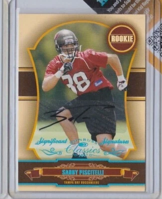 SABBY PISCITELLI '07 DONRUSS CLASSICS-SIGNIFICANT SIGNATURES ROOKIE AUTO # 2/25 - Image 1 of 4