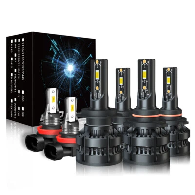 Para Subaru Legacy Outback 2010-2012 Faro LED Hi-Lo + Bombillas de luz antiniebla Foto 1 de 4