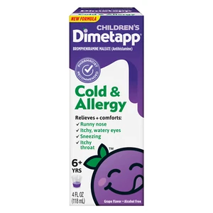 Dimetapp Childrens Cold & Allergy, 4oz - Picture 1 of 3