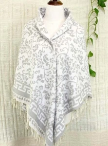 Fashion Square large 135CM Vintage Paisley plaid Cashmere Wool Soft Shawl 17 - Picture 1 of 12