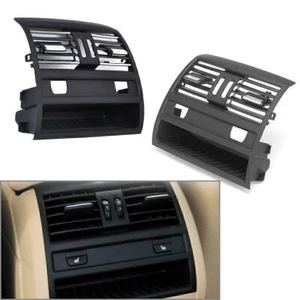 Rear Center Console Fresh Air Outlet Vent Grille Grill Cover for BMW 5 F10 Black - Picture 1 of 11