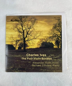 Charles Ives Four Violin Sonatas Alex Ross Zimdars Piano Classical Music CD - Picture 1 of 5