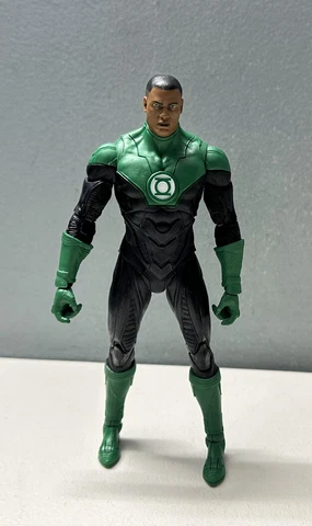 DC McFarlane Green Lantern John Stewart 7” Figure Frost King Wave Fast Shipping Cover