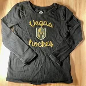 NHL Las Vegas Golden Knights Girls Long Sleeve Vegas Hockey Toddlers T-Shirt 4T - Picture 1 of 7