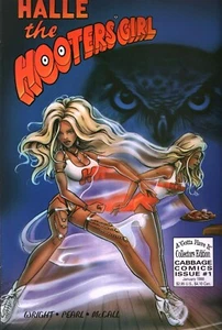 Cabbage Comics Halle The Hooters Girl Comic Book #1A (1998) High Grade/Unread - Picture 1 of 2